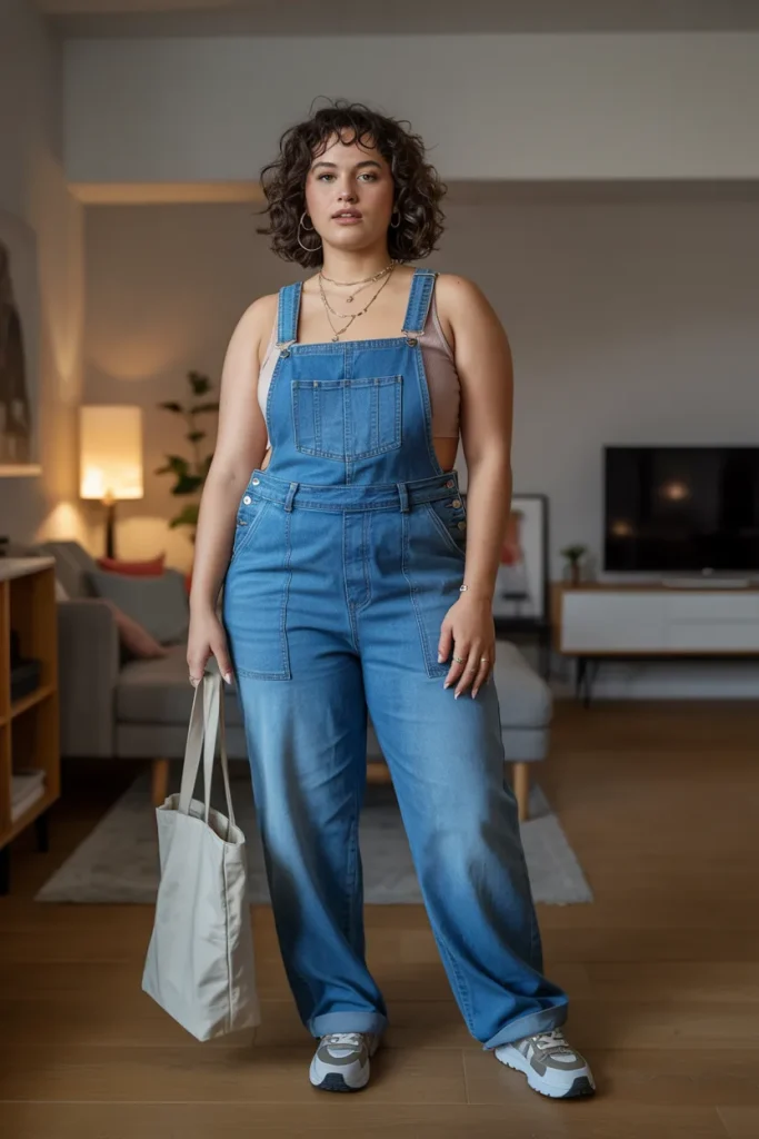 Overalls and a Crop Top
