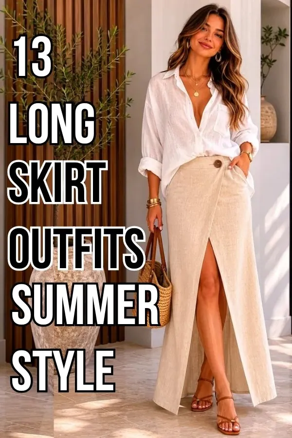 Summer Long Skirt Outfits