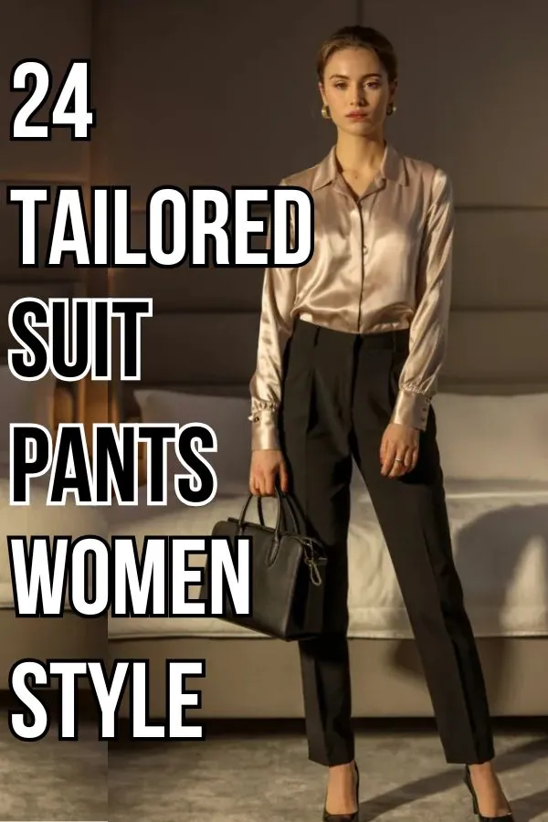 Tailored Suit Pants for Women