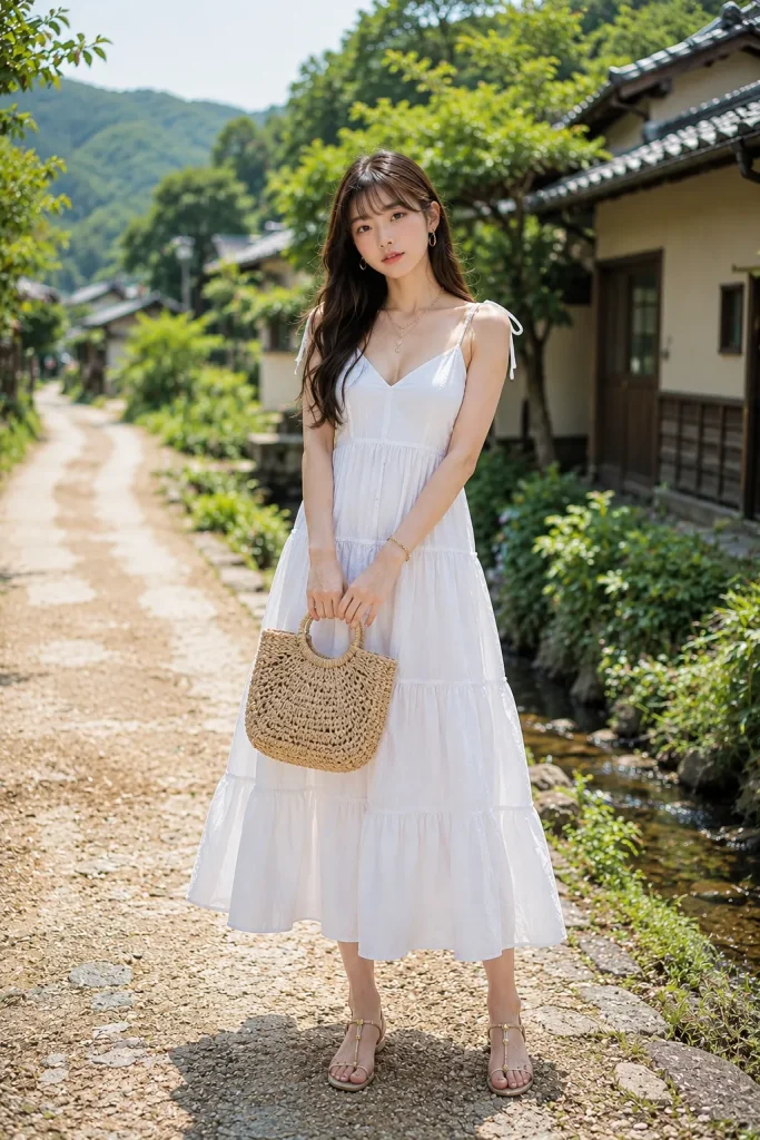 Tiered White Linen Dream
