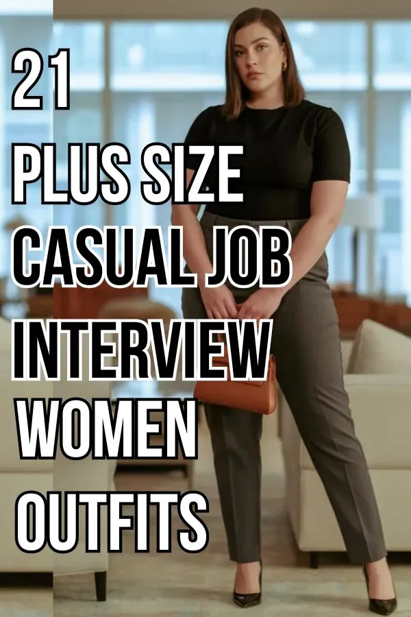 Plus Size Casual Job Interview Outfits